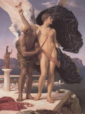 Alma-Tadema, Sir Lawrence Frederic Leighton,Daedalus and Icarus (mk23) Norge oil painting art